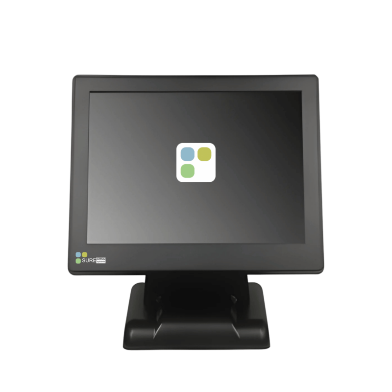 15" LCD touch monitor with 5 wire resistive touch